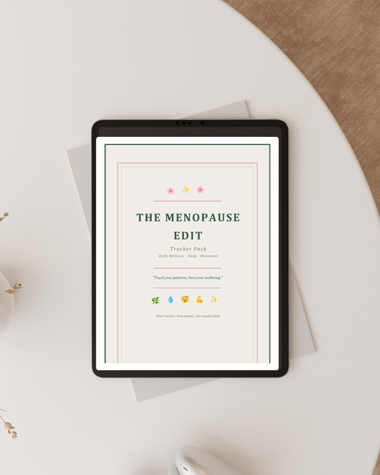 The Menopause Edit — Complete Wellness Bundle | Guide + Printable Tracker + Interactive Digital Tracker