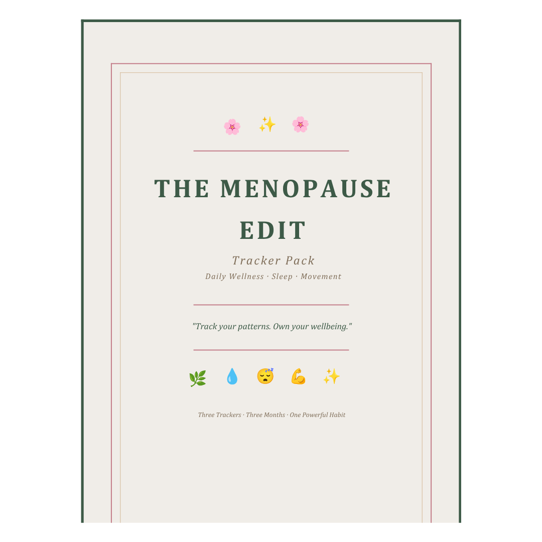Menopause Symptom, Sleep & Movement Tracker – 3-Month Printable Journal PDF