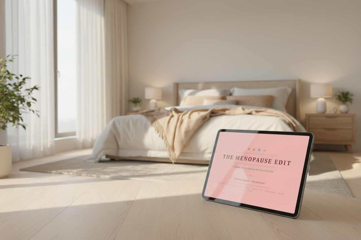 The Menopause Edit — Complete Wellness Bundle | Guide + Printable Tracker + Interactive Digital Tracker