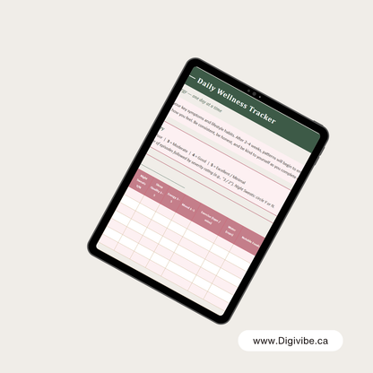 Menopause Symptom, Sleep & Movement Tracker – 3-Month Printable Journal PDF