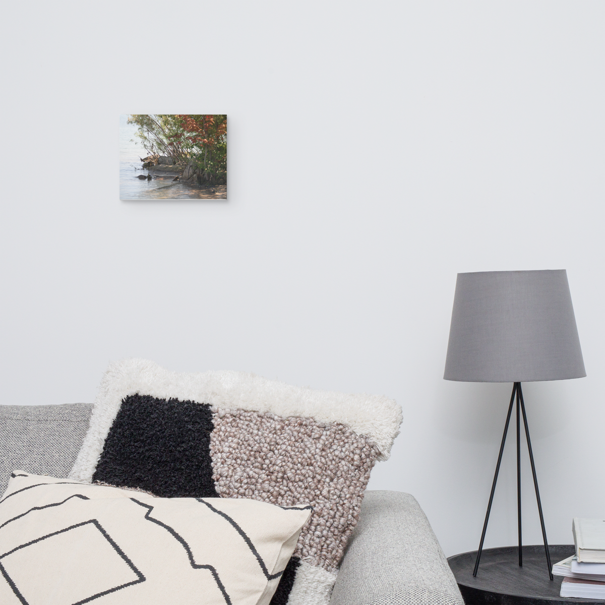 Ontario Shores Matte Canvas Wall Art Print
