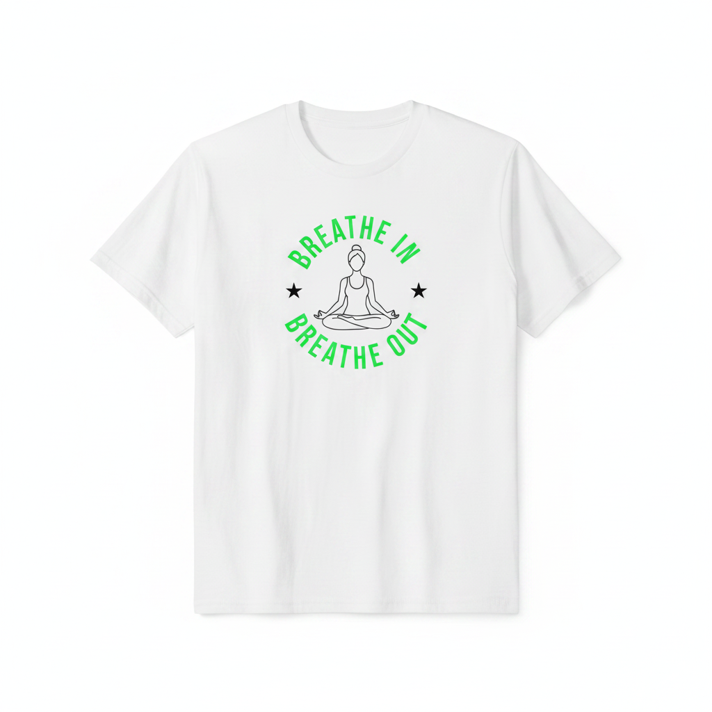 DigiVibe Unisex Graphic T-Shirt flat lay on white background